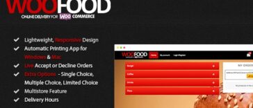 WooFood Food Ordering (Delivery Pickup) Plugin for WooCommerce & Automatic Order Printing Nulled Free Download