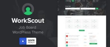 WorkScout Job Board WordPress Theme Nulled Free Download