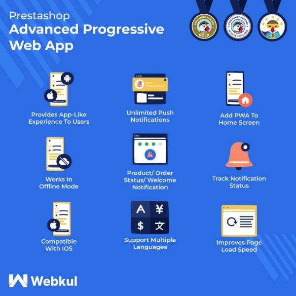 Advance PWA Offline, Push Notification, App, Firebase (PrestaShop) Nulled Free Download