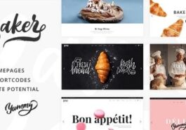 Baker Fresh Bakery, Pastry and Cake Shop Theme Nulled Free Download