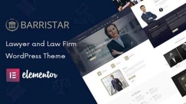 Barristar Law, Lawyer and Attorney WordPress Theme Nulled Free Download