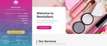 BeautySpot WordPress Theme for Beauty Salons Nulled Free Download