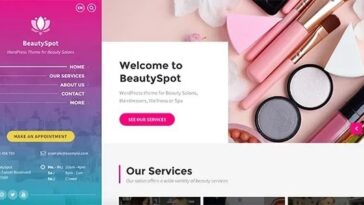 BeautySpot WordPress Theme for Beauty Salons Nulled Free Download