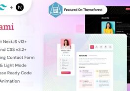 Bostami Tailwind CSS Personal Portfolio React Template Nulled Free Download