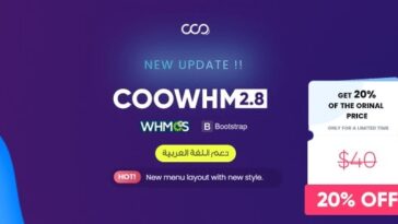 COOWHM Multipurpose WHMCS Theme Nulled Free Download