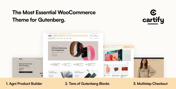 Cartify WooCommerce Gutenberg WordPress Theme Nulled Free Download