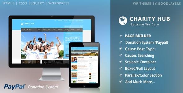 Charity Hub Theme Nonprofit Fundraising WordPress Nulled Free Download