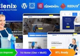 Clenix Cleaning Services WordPress Theme Nulled Free Download