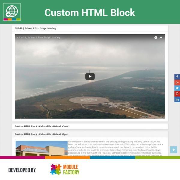 Custom HTML Block Nulled Free Download