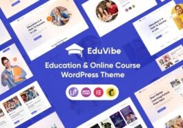 EduVibe Education & Online Course WordPress Theme Nulled Free Download