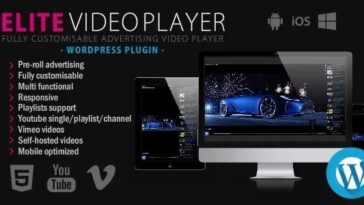 Elite Video Player WordPress plugin Nulled Free Download