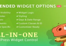 Extended Widget Options All-in-One WordPress Widget Control Nulled Free Download