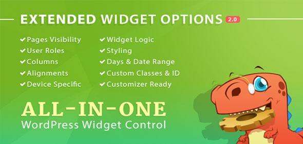 Extended Widget Options All-in-One WordPress Widget Control Nulled Free Download