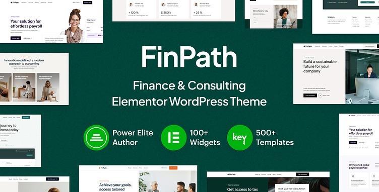 FinPath Finance & Consulting Elementor WordPress Theme Nulled Free Download