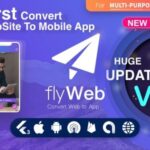 FlyWeb for Web to App Convertor Flutter + Admin Panel Nulled Free Download