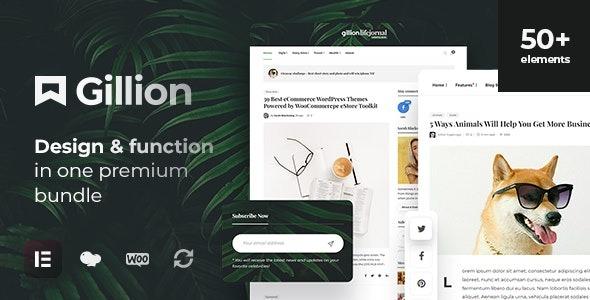Gillion Multi-Concept Magazine, News, Review WordPress Theme Nulled Free Download