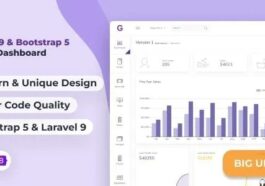 Gull Bootstrap & Laravel Admin Dashboard Template Nulled Free Download