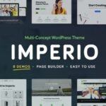 Imperio Business, E-Commerce, Portfolio & Photography WordPress Theme Nulled Free Download 