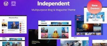 Independent Multipurpose Blog & Magazine Theme Nulled Free Download