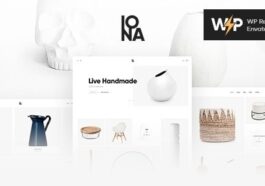 Iona Handmade & Crafts Shop WordPress Theme Nulled Free Download 