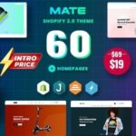 Mate Multipurpose Shopify 2.0 Theme Nulled Free Download