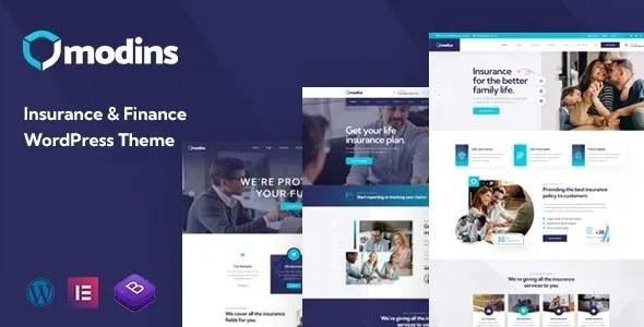 Modins Insurance & Finance WordPress Theme Nulled Free Download