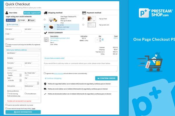 Module One Page Checkout PS (Easy, Fast & Intuitive) Nulled Free Download