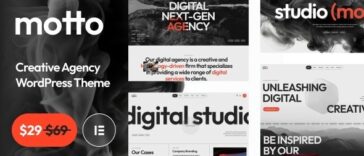 Motto Creative Agency & Startup WordPress Theme Nulled Free Download