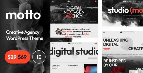 Motto Creative Agency & Startup WordPress Theme Nulled Free Download