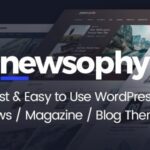 Newsophy Fast and Easy to Use WordPress News and Blog Theme Nulled Free Download
