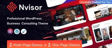 Nvisor Business Consulting WordPress Nulled Free Download
