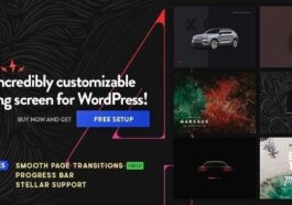 PageLoader Loading Screen and Progress Bar for WordPress Nulled Free Download