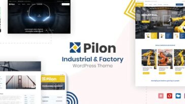 Pilon Industrial & Factory WordPress Theme Nulled Free Download