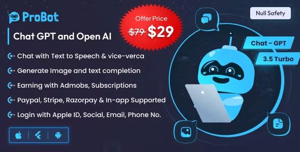 ProBot – ChatGPT Nulled Free Download