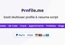 Profile.me Saas Multiuser Profile & Resume Script Nulled Free Download