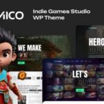 Qamico Indie Games Studio WordPress Theme Nulled Free Download