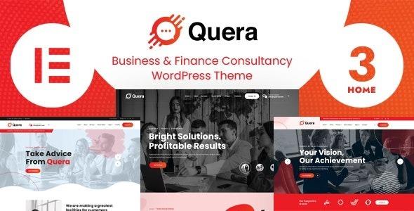 Quera Business Consultancy WordPress Theme Nulled Free Download