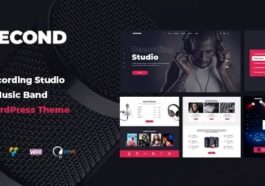 Recond Recording Studio & Music Band WordPress Theme Nulled Free Download