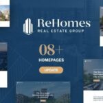 Rehomes Real Estate Group WordPress Theme Nulled Free Download