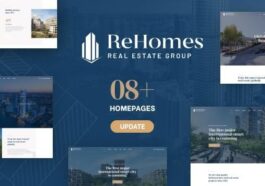 Rehomes Real Estate Group WordPress Theme Nulled Free Download