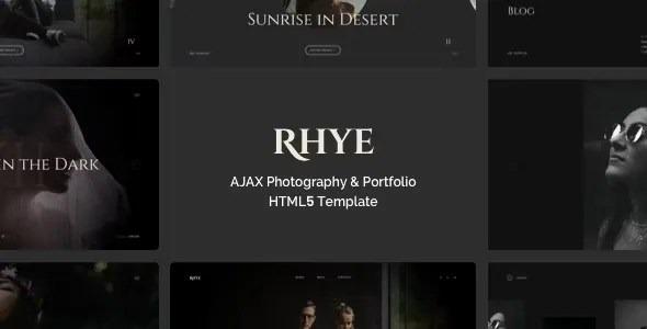 Rhye AJAX Portfolio HTML5 Template Nulled Free Download