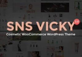 SNS Vicky Cosmetic WooCommerce WordPress Theme Nulled Free Download