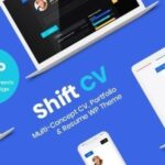 ShiftCV Blog Resume Portfolio WordPress Theme Nulled Free Download