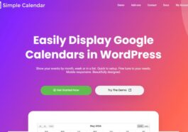 Simple Calendar PRO (Full Calendar + Google Calendar Pro Addons) Nulled Free Download