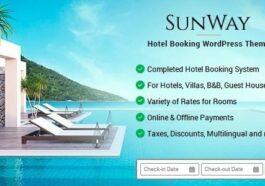Sunway Hotel Booking WordPress Theme Nulled Free Download