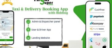 Tagxi Super Bidding Taxi + Goods Delivery Complete Solution With Bidding Option Nulled Free Download