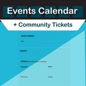 The Events Calendar Pro Community Tickets Addon Nulled Free Download