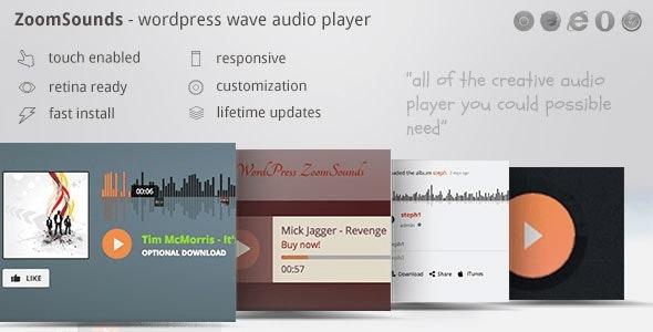 ZoomSounds WordPress Wave Audio Player with Playlist Nulled Free Download