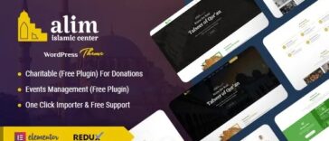 Alim Islamic Institute & Mosque WordPress Theme + RTL Nulled Free Download