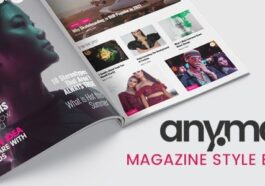 Anymag Magazine Style WordPress Blog Nulled Free Download